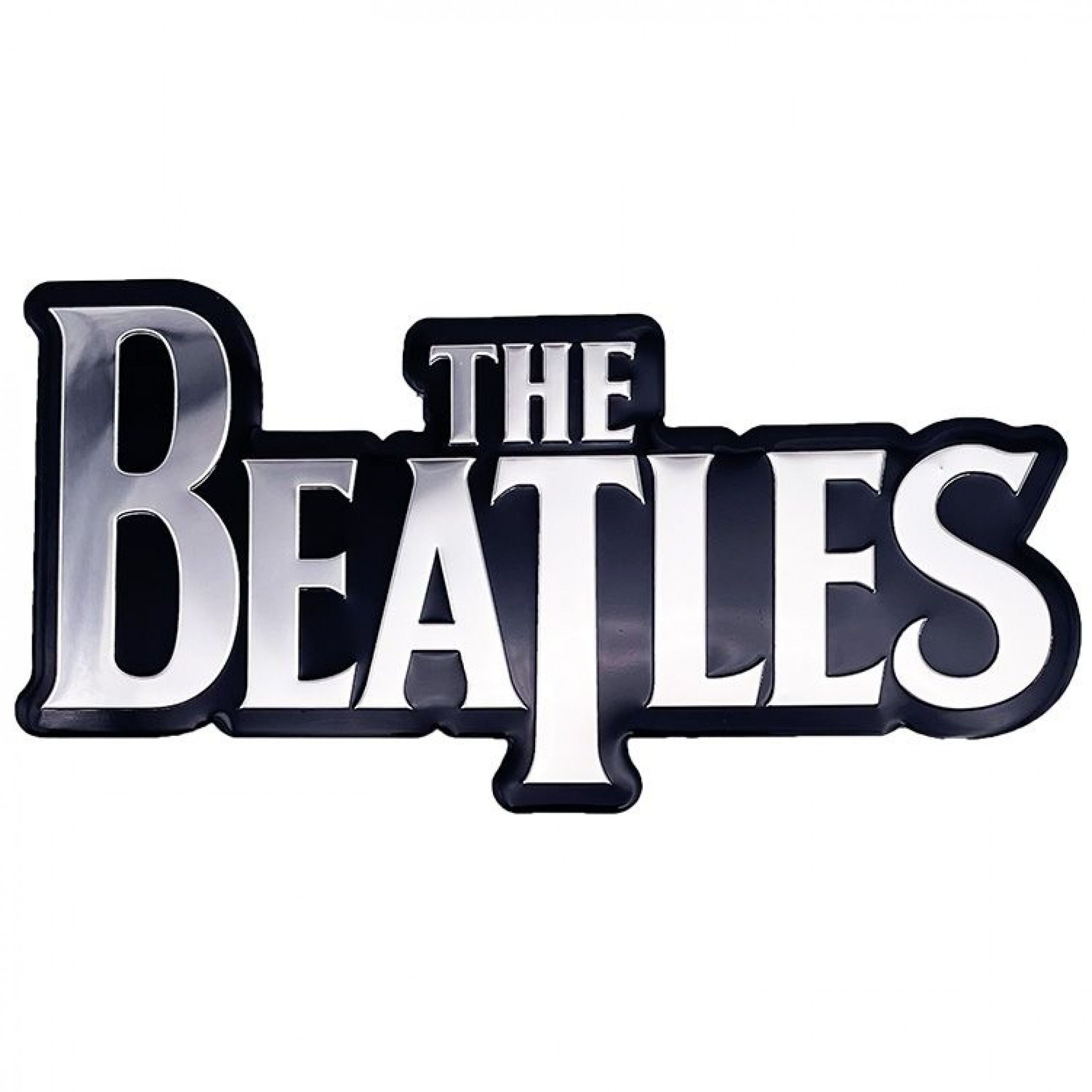 The Beatles Name Logo 4.5"x2.5" Metal Sticker