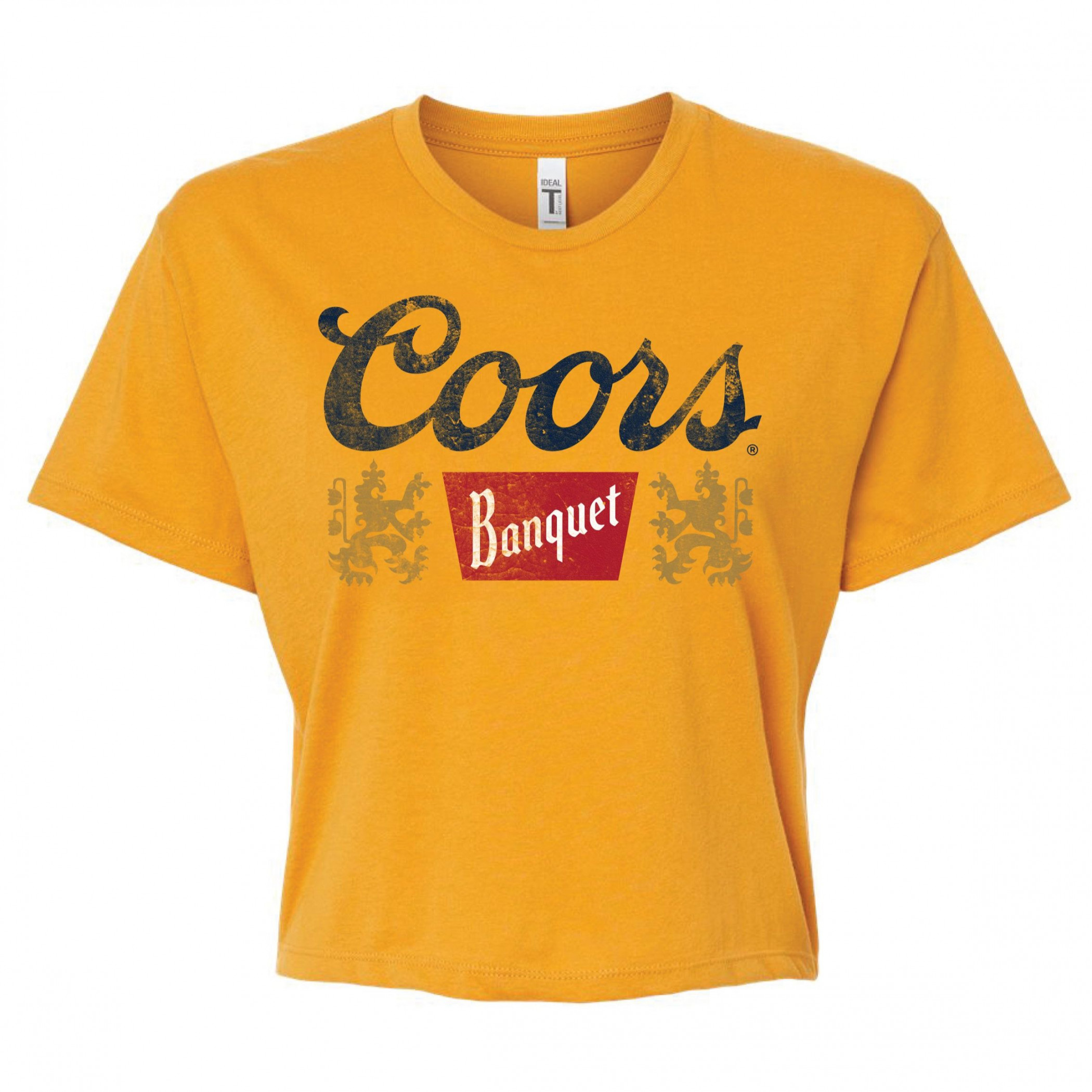 Coors Banquet Golden Women's Crop Top T-Shirt