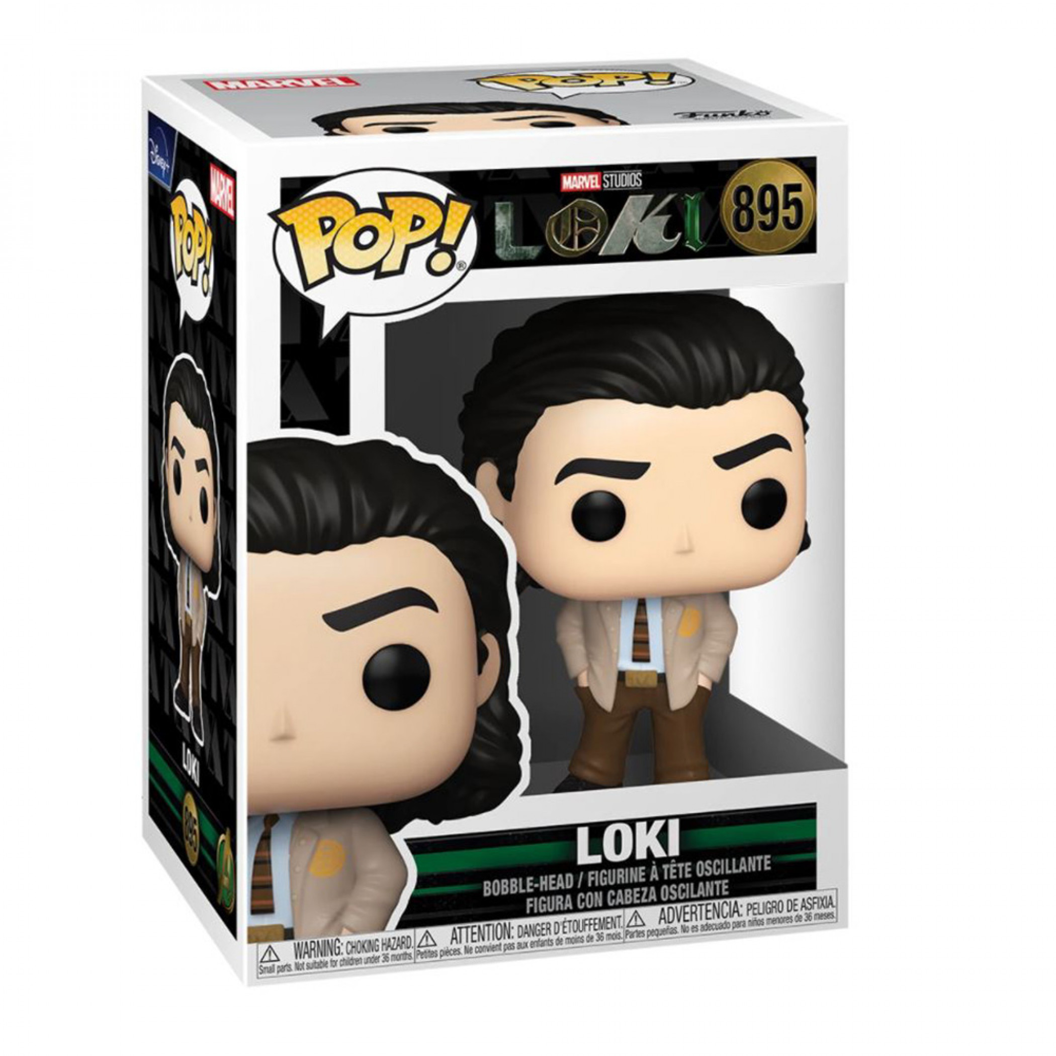 Marvel Studios Loki Series Loki In TVA Jacket Funko Pop! Vinyl Figure