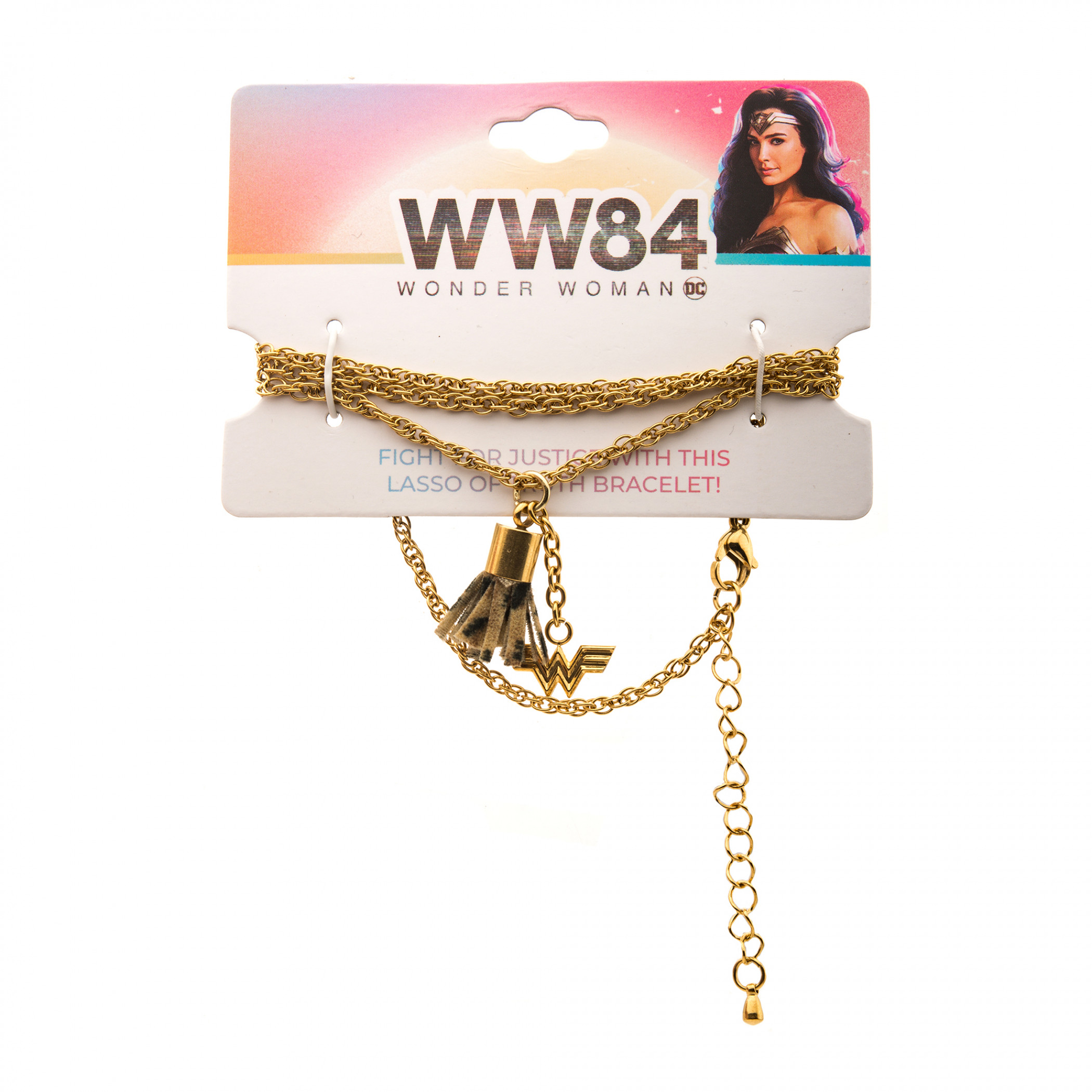 Wonder Woman 1984 Movie Logo Wrap Lasso Bracelet