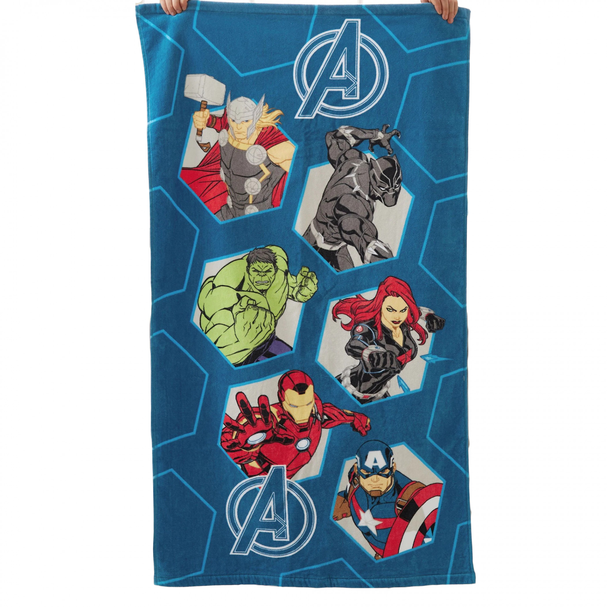Marvel Comics The Avengers Legends Bath Towel
