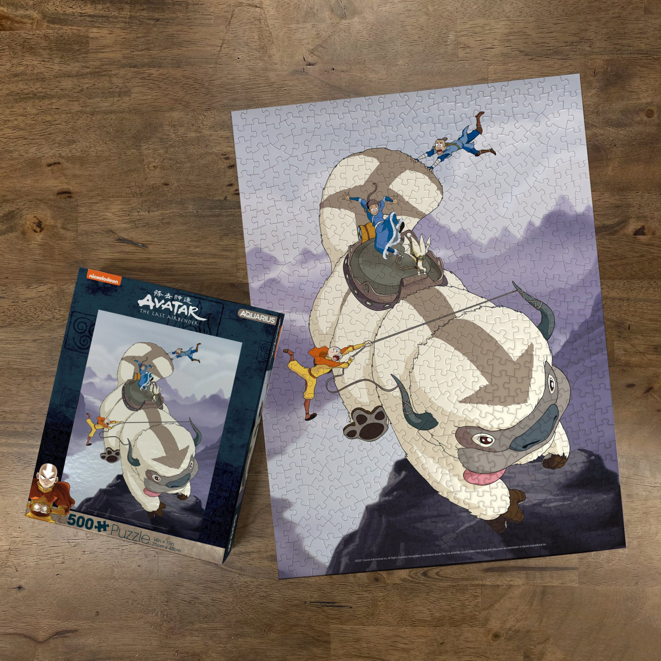 Avatar: The Last Airbender Appa and Gang 500 Piece Puzzle