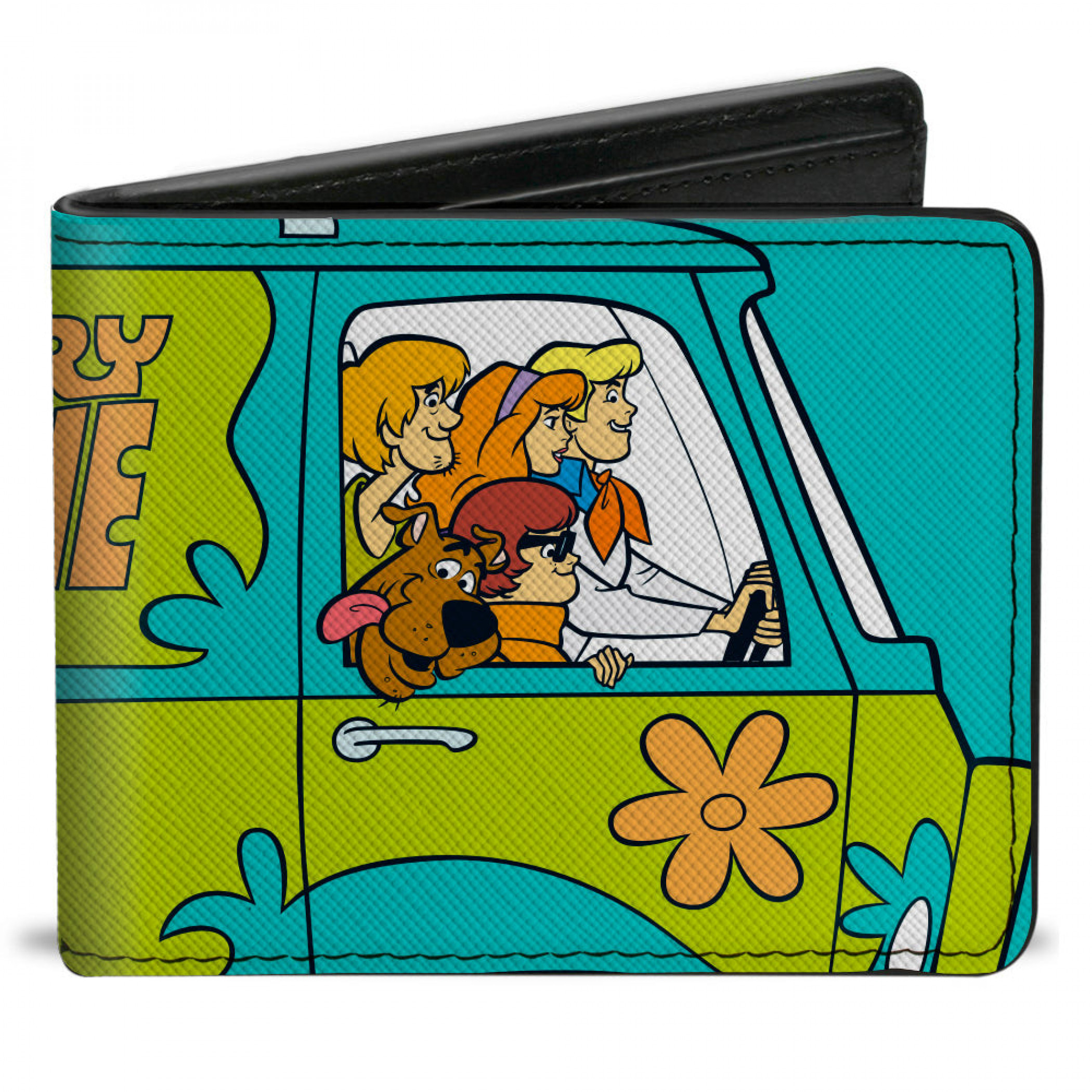 Scooby-Doo Mystery Inc. Gang Driving Side Pose Bi-Fold Wallet