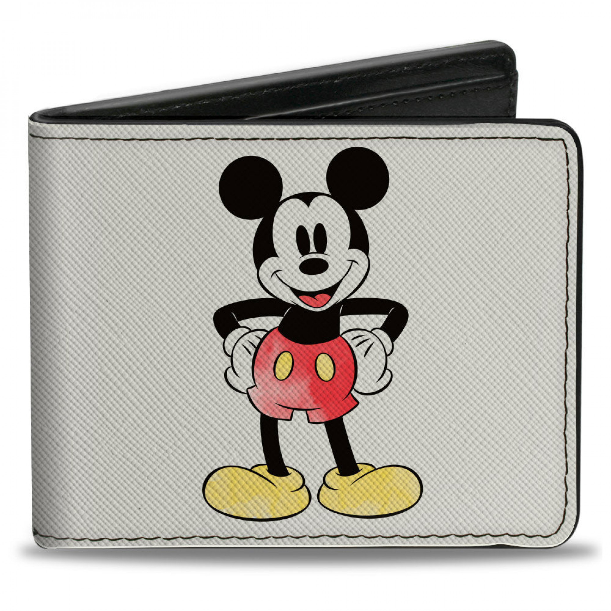 Disney Mickey Mouse Classic Standing Pose & Signature Bi-Fold Wallet