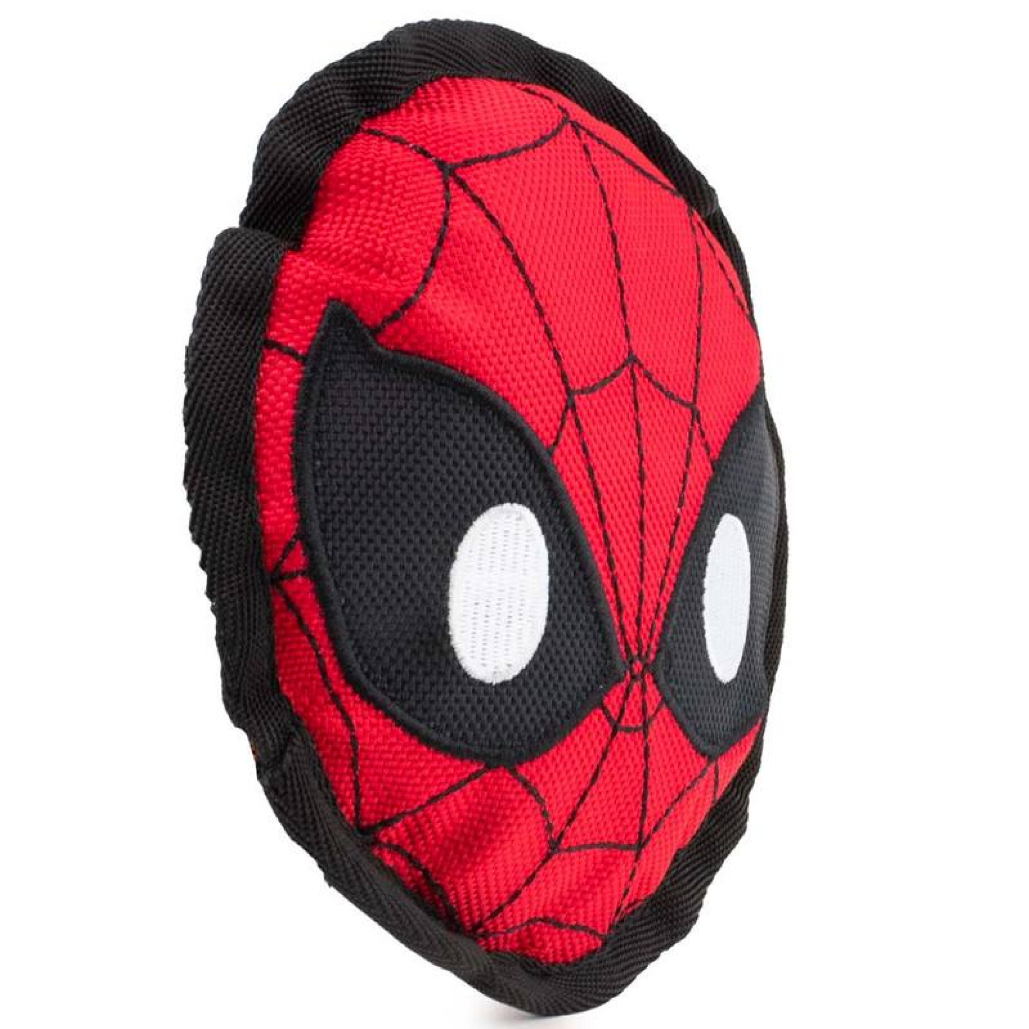 Marvel Comics Spider-Man Face Ballistic Squeaker Dog Toy