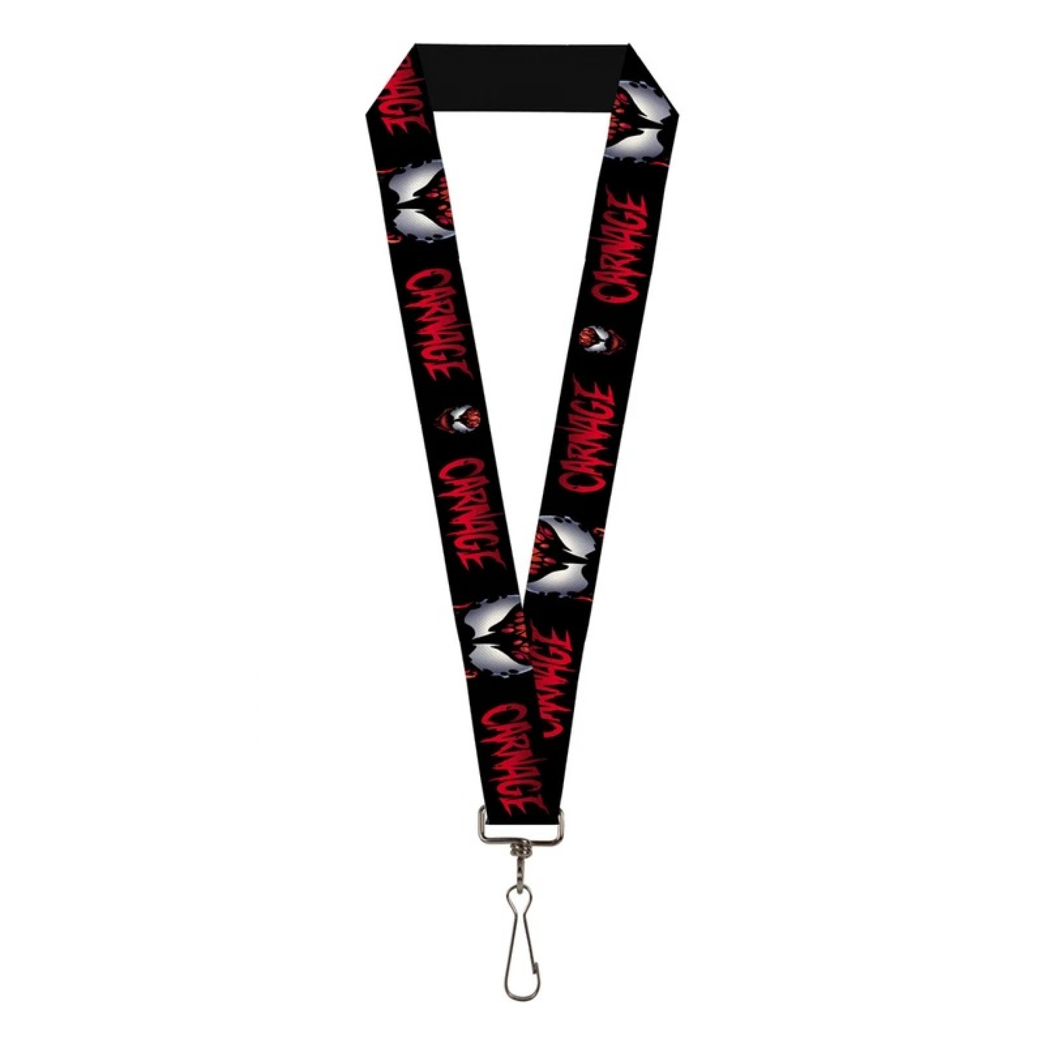 Carnage Symbiote Lanyard