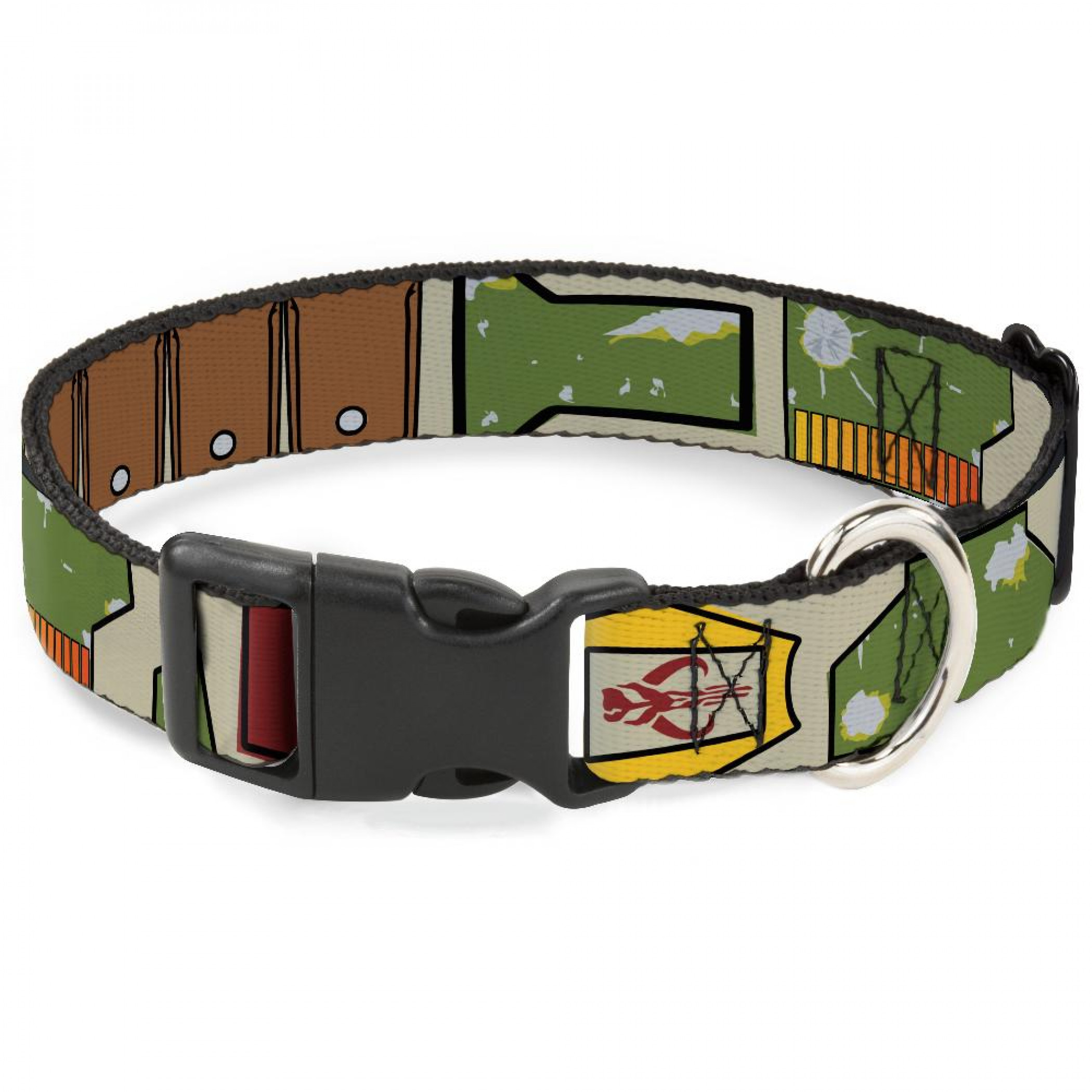 Star Wars Boba Fett Utility Belt 1" Wide Dog Collar