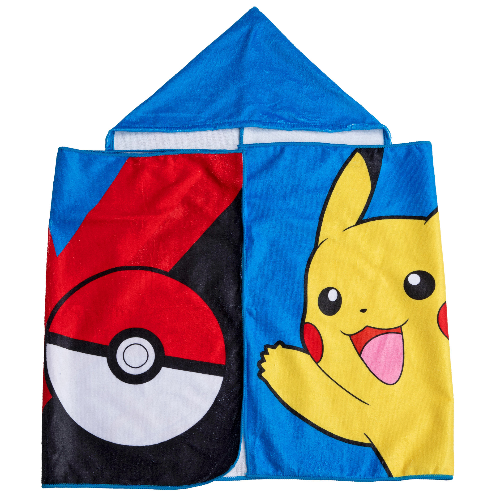 Pokemon Pikachu Bounce and Bolt Hooded Beach Towel