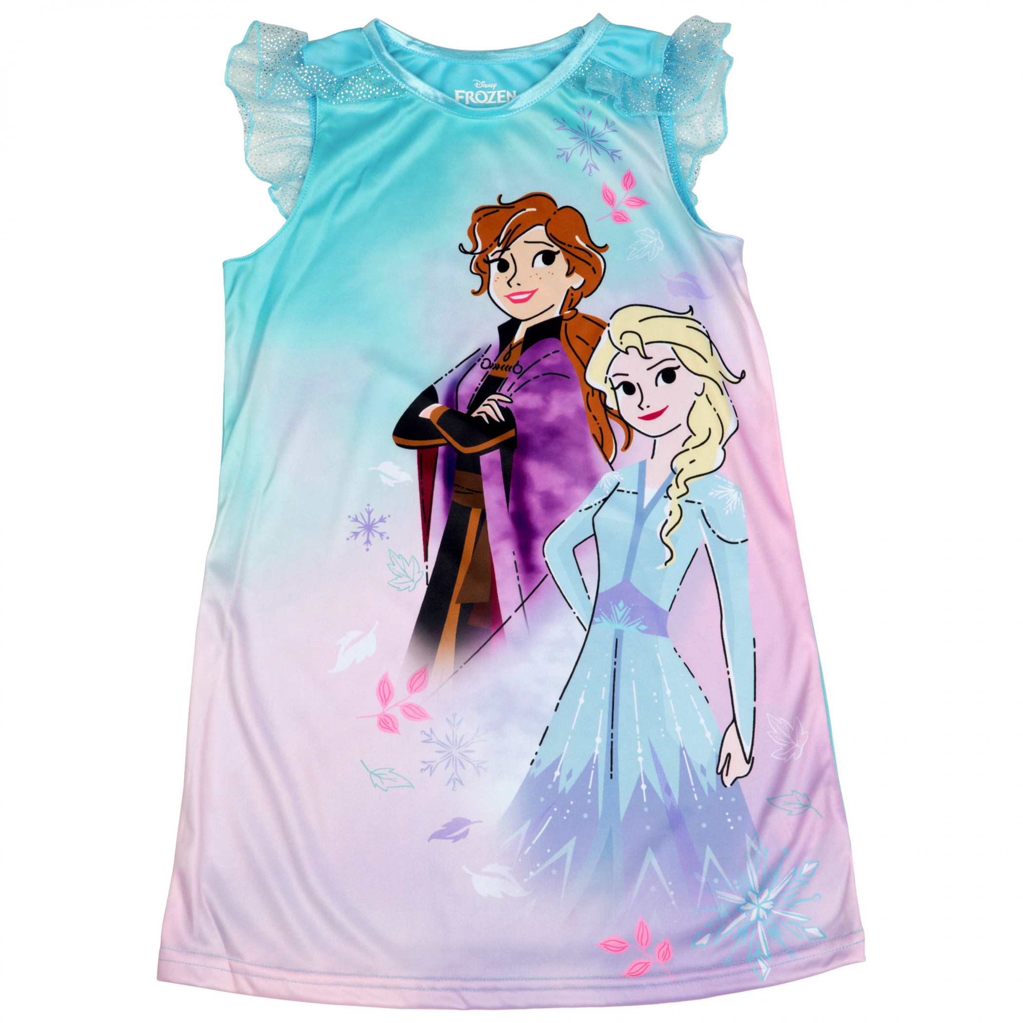 Disney Frozen II Anna & Elsa Youth Nightgown