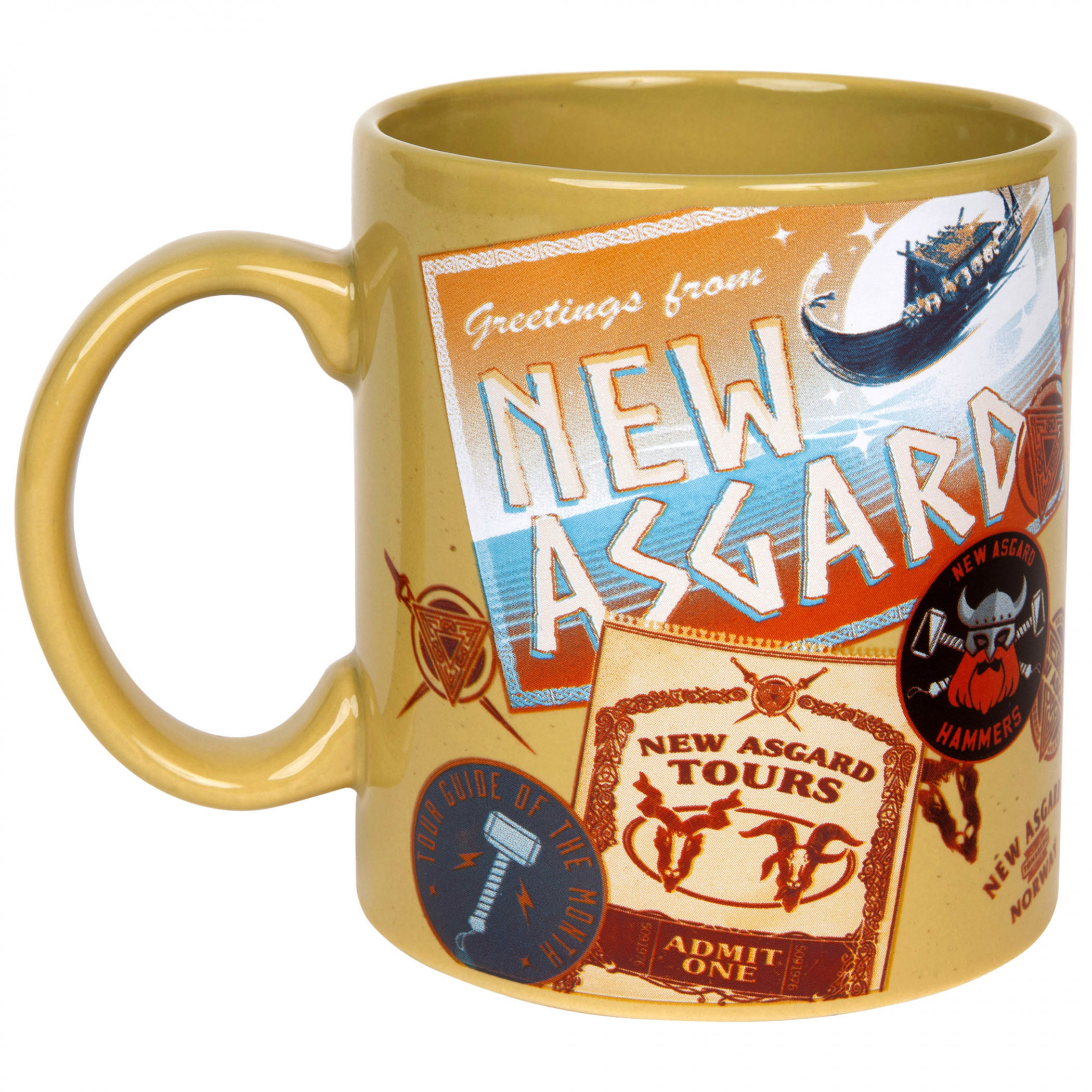 Thor Greetings From New Asgard 20 Ounce Jumbo Ceramic Mug