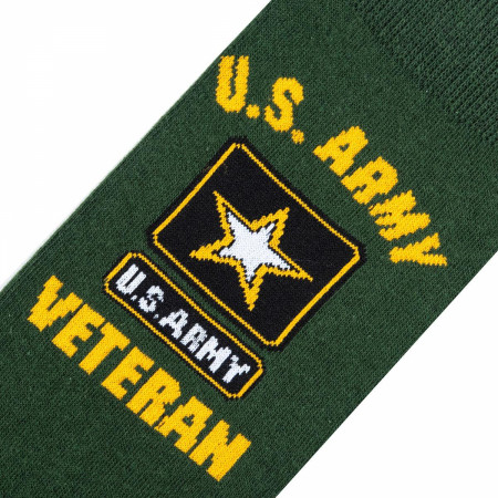 U.S Army Veteran Striped Crew Socks