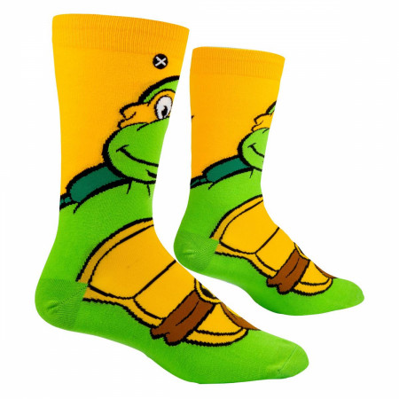 Teenage Mutant Ninja Turtles Michelangelo Crew Socks
