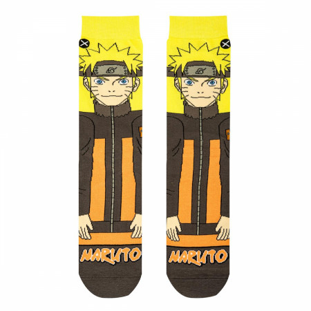 Naruto Uzumaki 360 Character Crew Socks