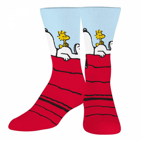 Peanuts Snoopy and Woodstock Crew Socks