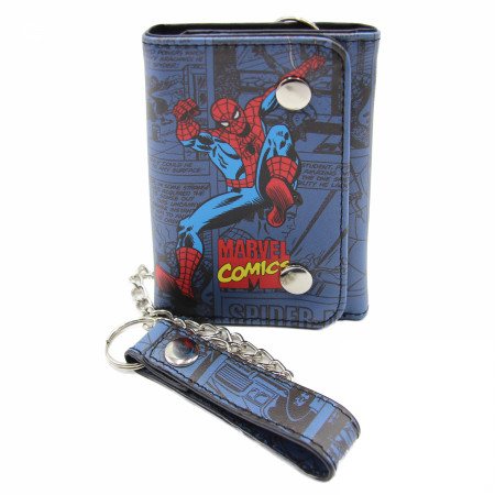 Spider-Man Marvel Comics Origins Chain Wallet