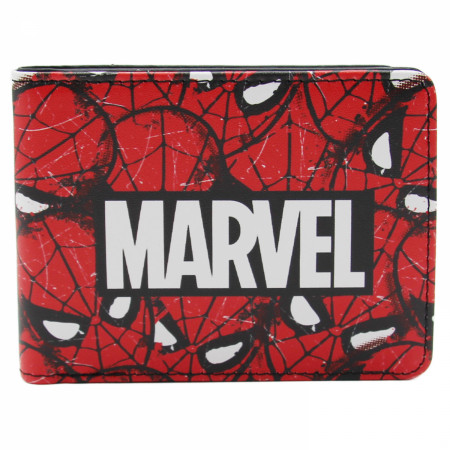 Spider-Man Mask Collage Bifold Wallet