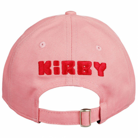 Kirby Big Face Embroidered Pre-Curved Snapback Hat