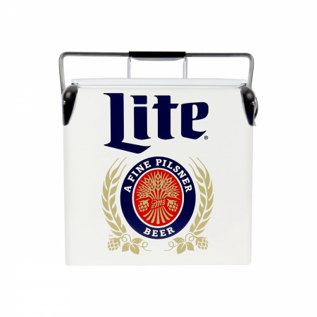 Miller Lite® 13L Retro Ice Chest Cooler with Bottle Opener