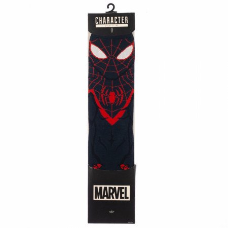 Miles Morales Spider-Man 360 Character Crew Socks