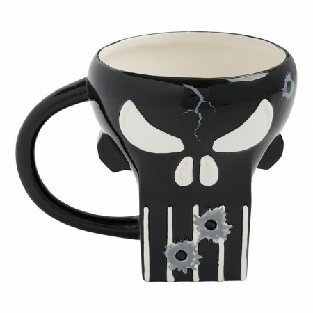 Marvel Comics The Punisher Skull Symbol 20oz. Sculpted Ceramic Mug
