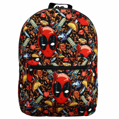 Deadpool Tacos and Katanas 15'" Laptop Backpack