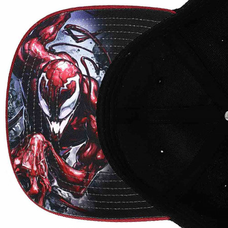 Marvel Comics Classic Venom vs Carnage Patch Pre-Curved Snapback Hat