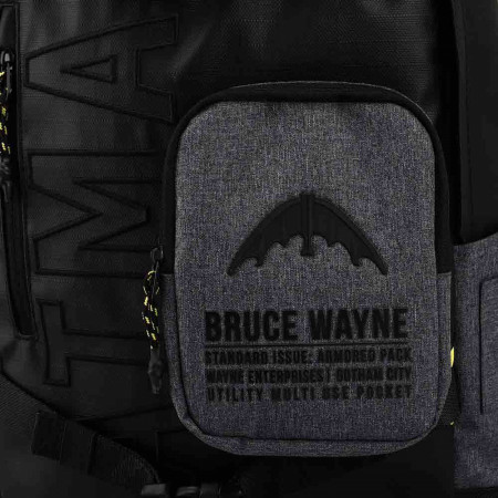 DC Comics Batman Bruce Wayne Detachable Front Pouch Backpack