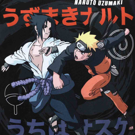 Naruto Shippuden Uzumaki Naruto & Uchiha Sasuke Print Laptop Backpack