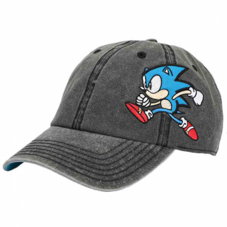 SEGA Sonic The Hedgehog Running Character Dye Side Art Adjustable Hat