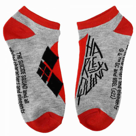 DC Comics Suicide Squad Harley Quinn Ankle Socks 5-Pack