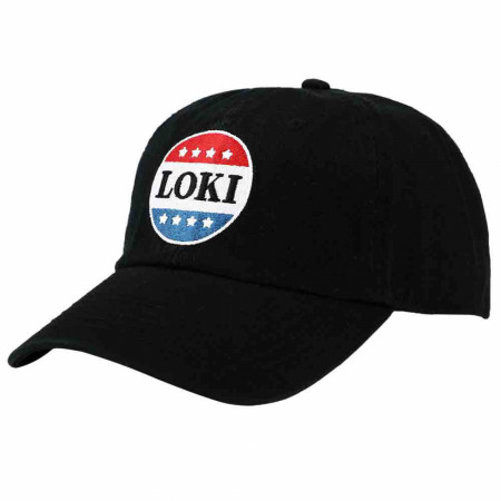 Marvel Studios Loki Series Political Campaign Button Embroidered Hat