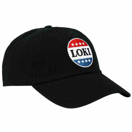 Marvel Studios Loki Series Political Campaign Button Embroidered Hat