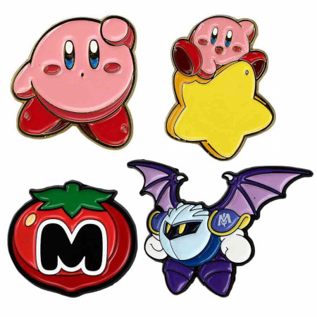 Nintendo Kirby Characters 4-Pack Lapel Pin Set