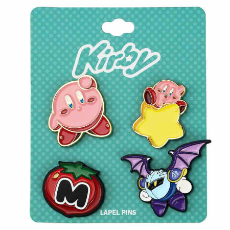 Nintendo Kirby Characters 4-Pack Lapel Pin Set