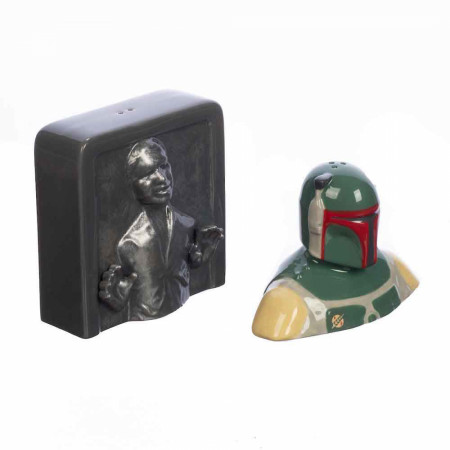 Star Wars The Empire Strikes Back Sculpted Ceramic Salt & Pepper Set