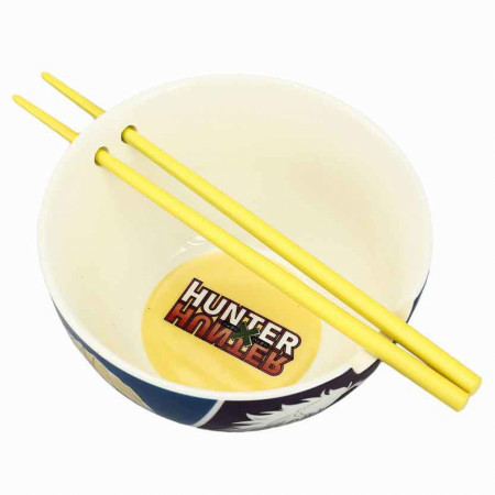 Hunter X Hunter Characters Ceramic Ramen Bowl with Chopsticks