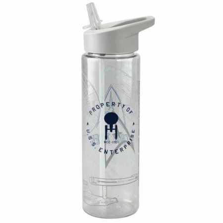 Star Trek U.S.S. Enterprise 24oz. Single-Wall Tritan Water Bottle