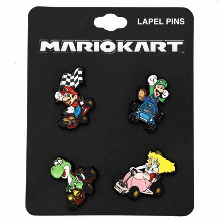 Nintendo Super Mario Classic Mario Kart Character Lapel Pins