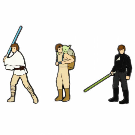 Star Wars Luke Skywalker's Jedi Story Path Lapel Pins