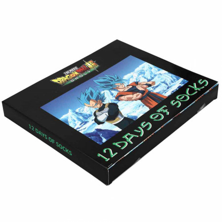 Dragon Ball Z Broly 12 Days Of Socks Box Set