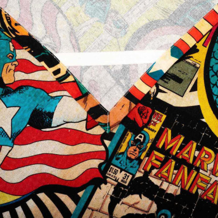Captain America Apron, Towel & Mitt 3-Piece Kitchen Set