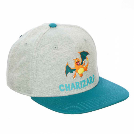Pokemon Charizard Jersey Patch Youth Flatbill Snapback