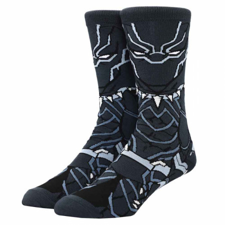 Marvel Comics Black Panther 360 Character Crew Socks