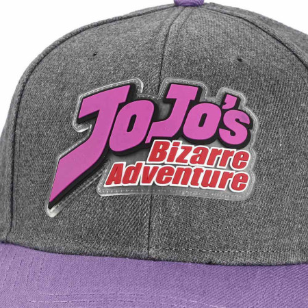 JoJo's Bizarre Adventure Logo Pre-Curved Snapback