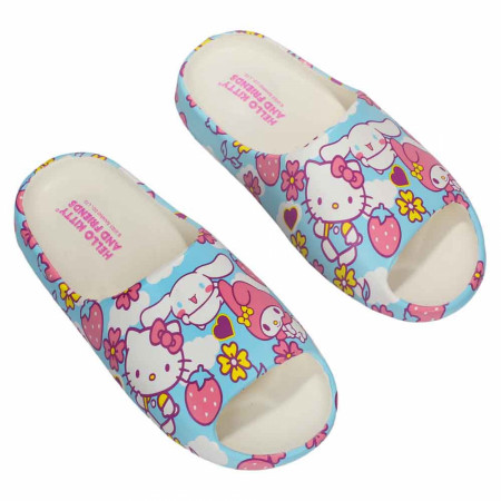 Hello Kitty and Friends in The Clouds Sanrio Junior's Slide Sandals