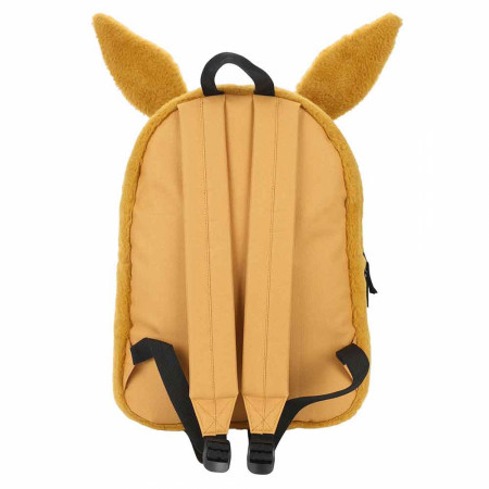 Pokemon Eevee 3D Faux Fur Laptop Backpack