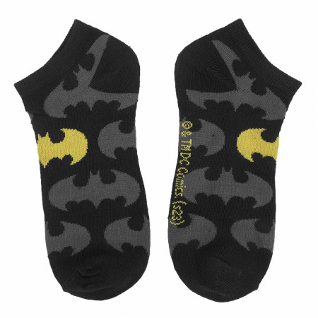 Batman Logos 5-Pair Pack of Ankle Socks