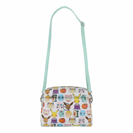 Pokemon Faces Crossbody Bag with Removable Strap