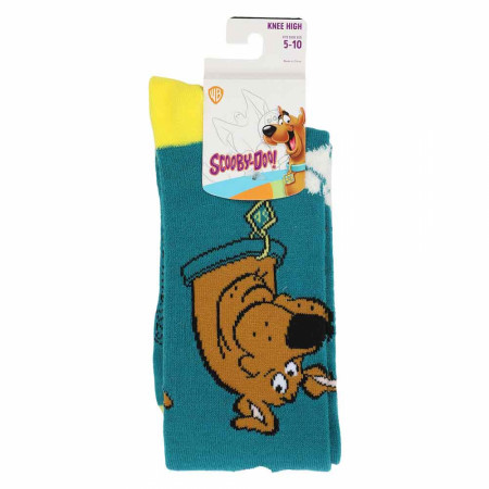 Scooby Doo Paw Prints Knee High Socks