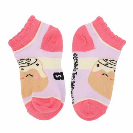 Squishmallows Mixed Characters Girls Ankle Socks 6-Pack